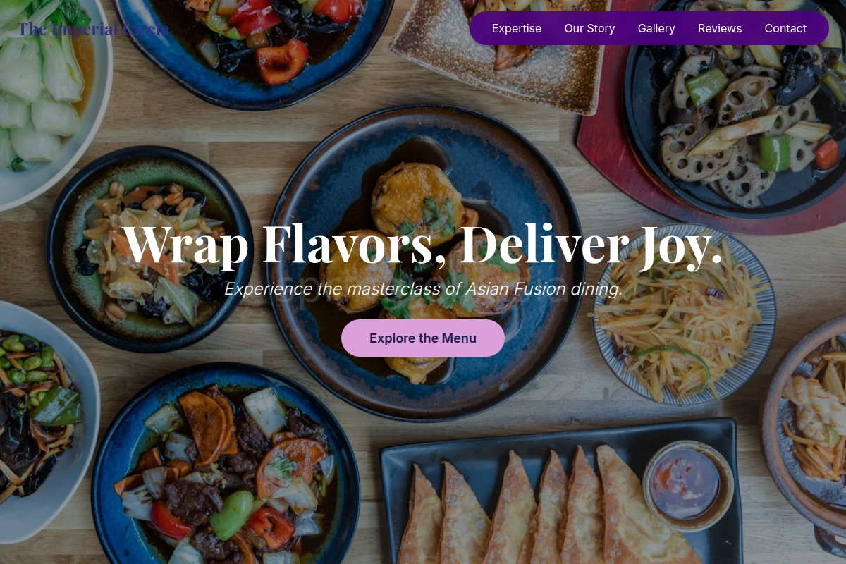 chef Asian Fusion Food