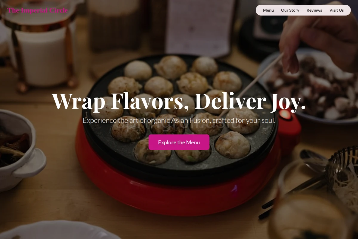 organic Asian Fusion Food