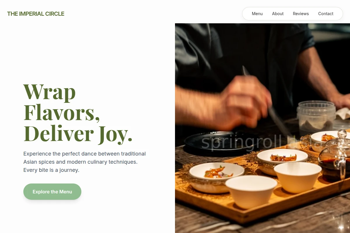 ginger Asian Fusion Food