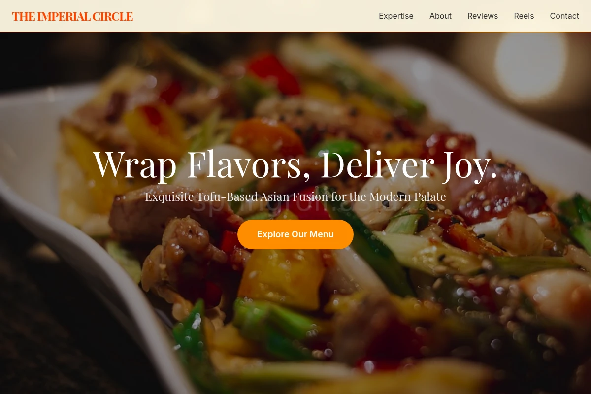 tofu Asian Fusion Food