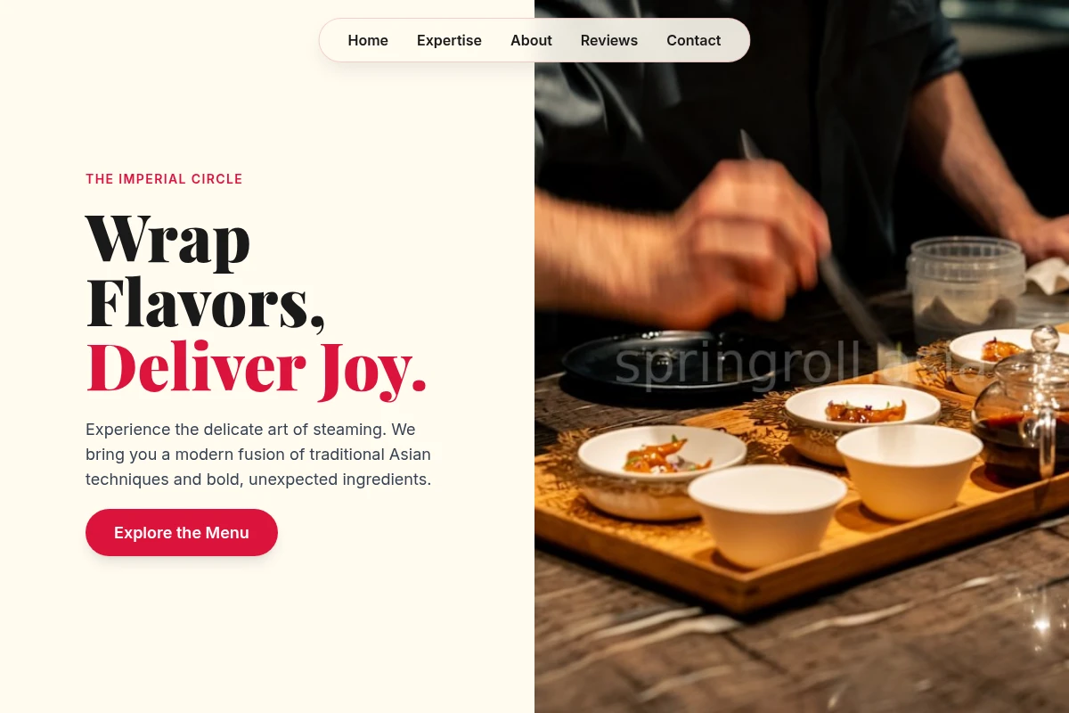 steamer Asian Fusion Food