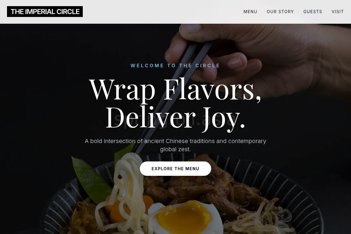 fusion Chinese Food