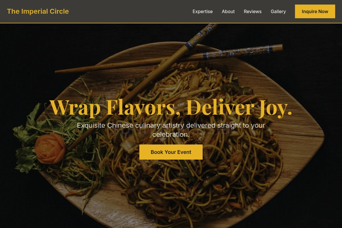 catering Chinese Food