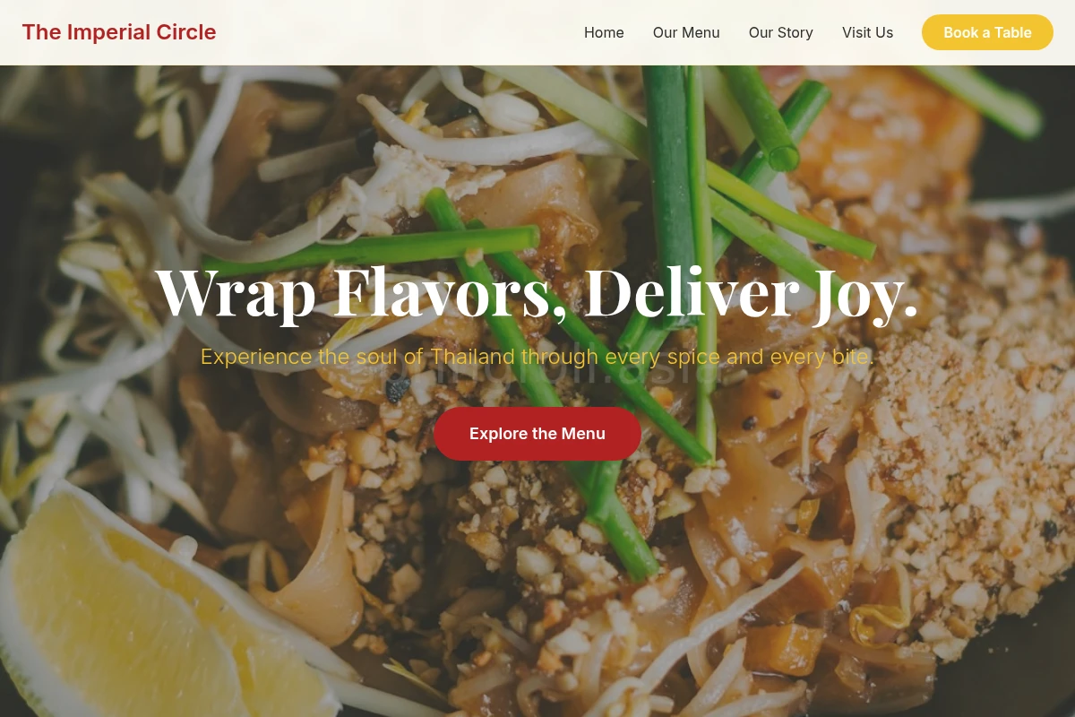 fresh Thai Food