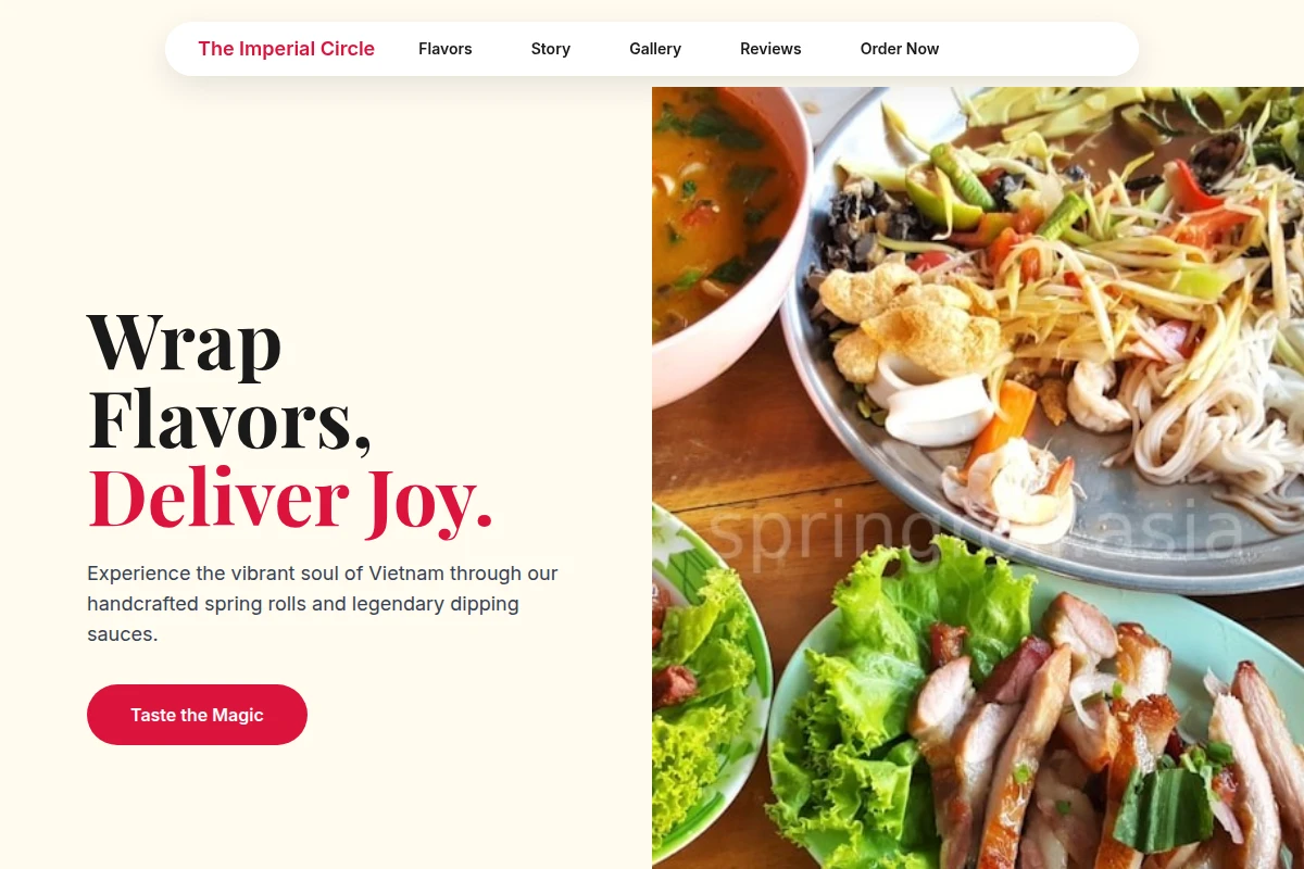 dipping Vietnamese Food