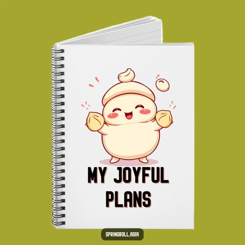 Funny Bao Dumpling Juggler Notebook: Jot Down Ideas with Glee